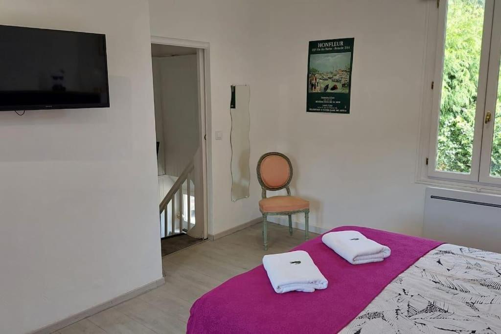 Maison Avec Jardin Honfleur Extérieur photo